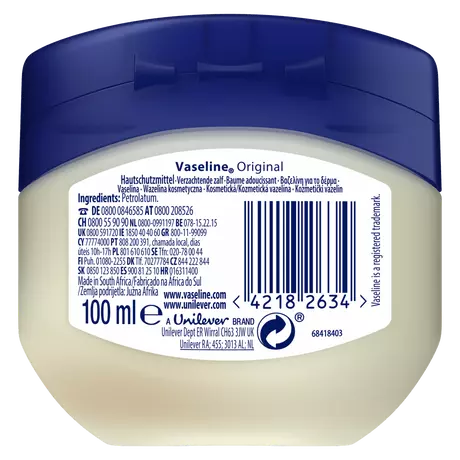 Vaseline Original Petroleum Jelly 100 ML