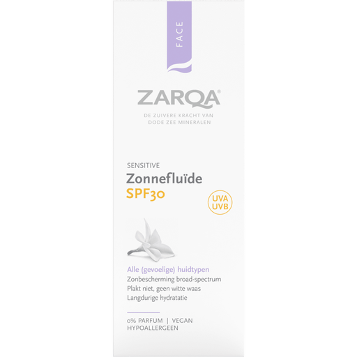 Zarqa Sensitive Zonnefluide SPF30 50 ML