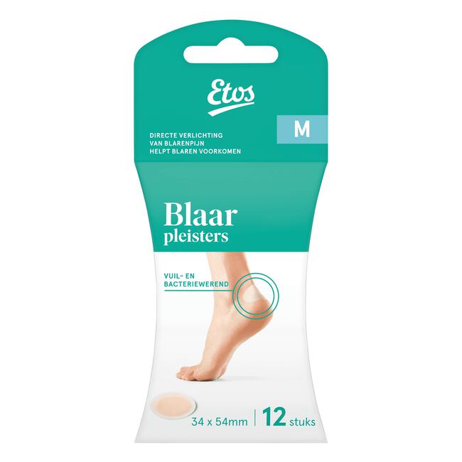 Etos Blaarpleister Medium 12 stuks