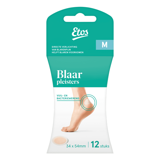 Etos Blaarpleister Medium 12 stuks