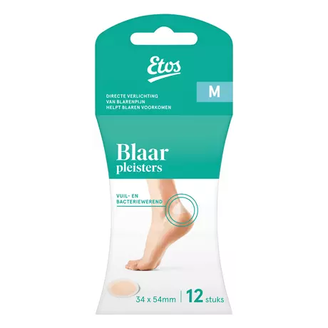 Etos Blaarpleister Medium 12 stuks