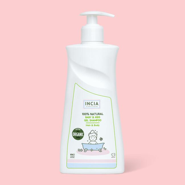 INCIA-Natuurlijke Kinder Shampoo - Zonder Sulfaten en Parabenen 350ML