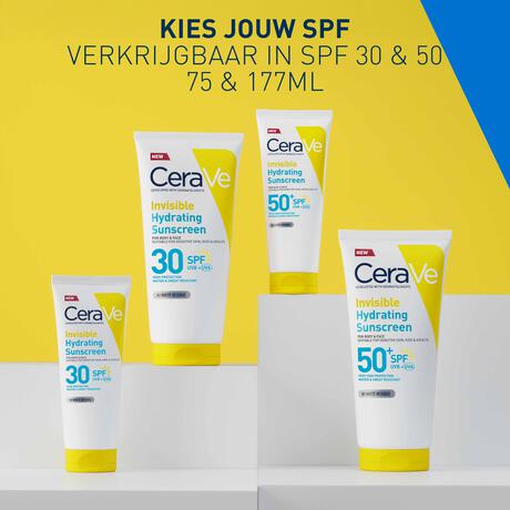 CeraVe Onzichtbare Hydraterende Zonnebrandcrème SPF50 177 ML