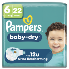 Pampers Baby Dry Luiers Maat 6 13-18 kg 22 stuks