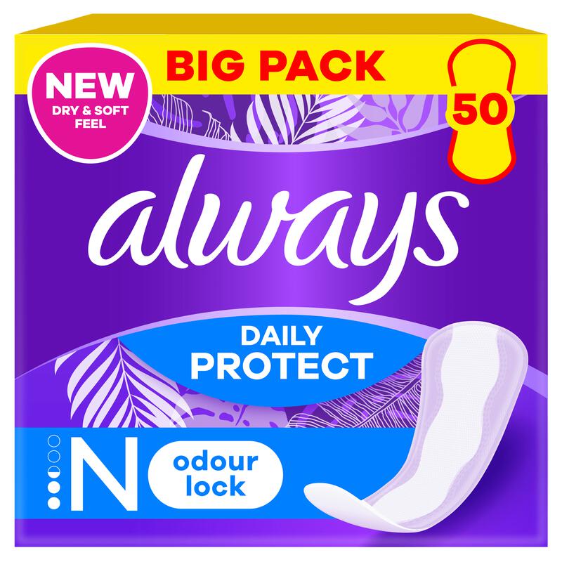 Always Inlegkruisjes Daily Protect Normal Big Pack 50 stuks