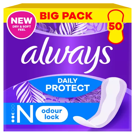 Always Inlegkruisjes Daily Protect Normal Big Pack 50 stuks