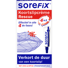 SoreFix Rescue Op Zink Gebaseerde Koortslipcrème 6 ML