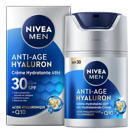 NIVEA MEN Q10 Anti-Age Hyaluron Gezichtscrème SPF30 50 ML