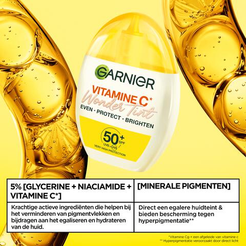 Garnier Vitamine C* Wonder Tint SPF 50+ licht 40 Ml