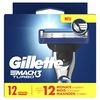 Gillette Mach3 Turbo Navulmesjes 12 stuks