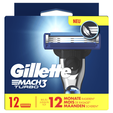 Gillette Mach3 Turbo Navulmesjes 12 Stuks