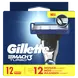 Gillette Mach3 Turbo Navulmesjes 12 stuks