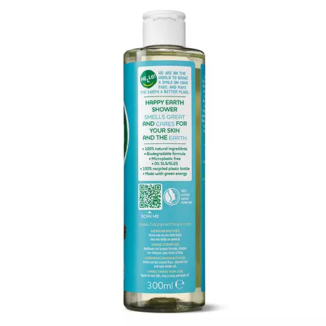 Happy Earth 100% Natuurlijke Cedar Lime Douchegel 300 ML