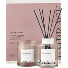 Etos Embrace Flower Market Giftset Home Geurstokjes & Geurkaars