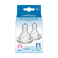 Dr. Brown’s Flesspeen 0+ Maanden Prematuur Smalle Halsfles 2 stuks
