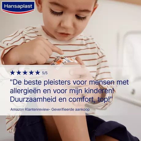 Hansaplast Sensitive Kids XL Wondpleister 10 stuks