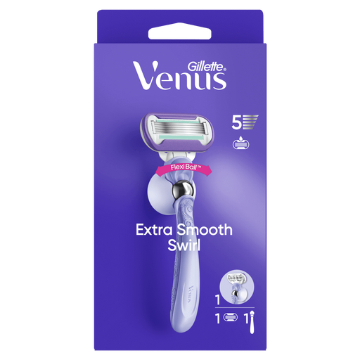Gillette Venus Extra Smooth Swirl Scheersysteem met 1 Navulmesje