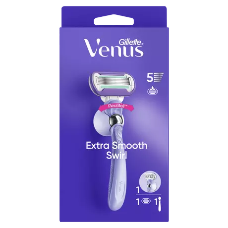 Gillette Venus Extra Smooth Swirl Scheersysteem met 1 Navulmesje