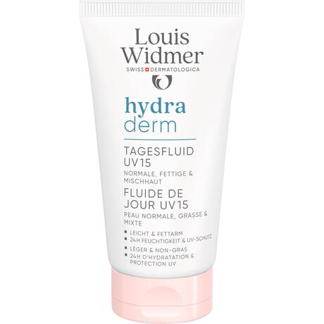 Louis Widmer Hydraderm Dag Fluide SPF15 Licht Geparfumeerd 50 ML