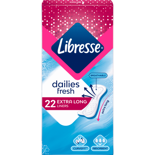 Libresse Dailies Inlegkruisjes Extra Long 22 stuks