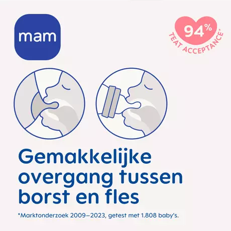 MAM Easy Start Anti-Colic Babyfles Lila 160 ML