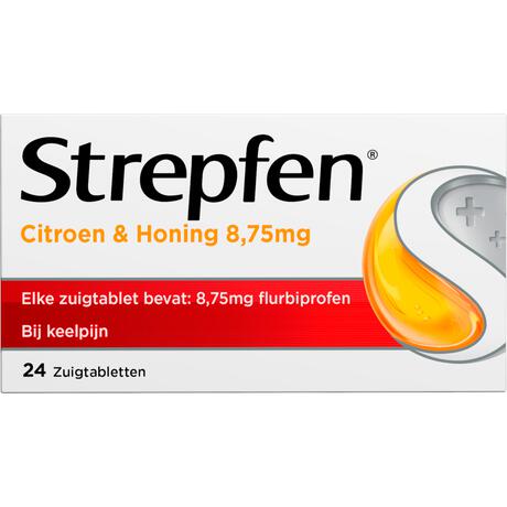 Strepfen Citroen & Honing 8,75 mg Zuigtabletten 24 Stuks