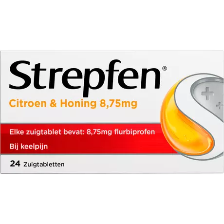 Strepfen Citroen & Honing 8,75 MG Zuigtabletten 24 Stuks