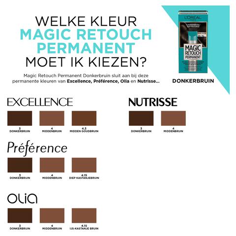 L'Oréal Paris Magic Retouch Permanente Haarverf 3 Donkerbruin