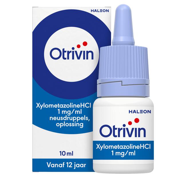 Otrivin Xylometazoline HCI 1 mg/ml Neusdruppels bij een Verstopte Neus 10 ML
