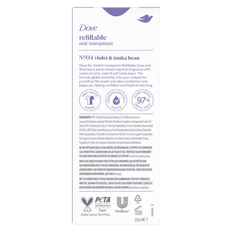 Dove Violet Antiperspirant Deodorant Refillable Starter Kit