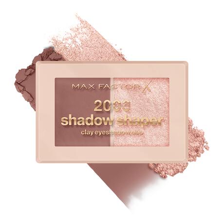 Max Factor 2000 Calorie Shadow Shaper Duo Eyeshadow Palette 010 Clay Gleam 4 g