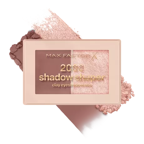 Max Factor 2000 Calorie Shadow Shaper Duo Eyeshadow Palette 010 Clay Gleam 4 g