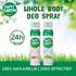 Happy Earth 100% Natural Whole Body Lavender Ylang Deodorant Spray 100 ML