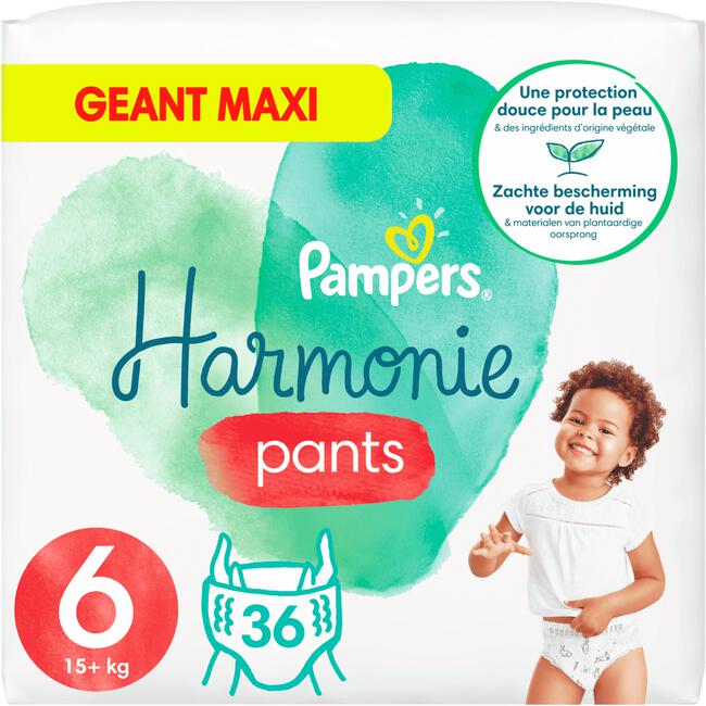 Pampers Harmonie Luierbroekjes Maat 6 36 Luiers 15KG+