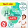 Pampers Harmonie Luierbroekjes Maat 6 36 Luiers 15KG+