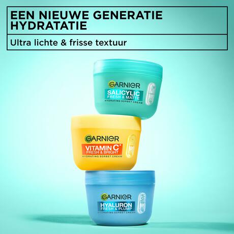 Garnier Salicylic Fresh & Matte Hydraterende Sorbet Creme 85 ML