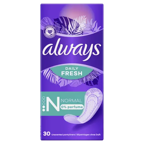 Always Inlegkruisjes Daily Fresh 0% Perfume Normal 30 stuks