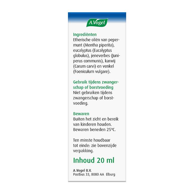 A.Vogel Cinuforce Stoomdruppels om Vrijer te Ademen Stoomdruppels 20 ML