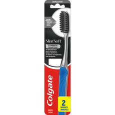 Colgate Slim Soft Charcoal Tandenborstels 2 stuks