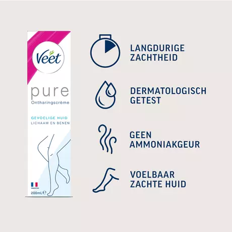 Veet Pure Ontharingscrème 200 ML