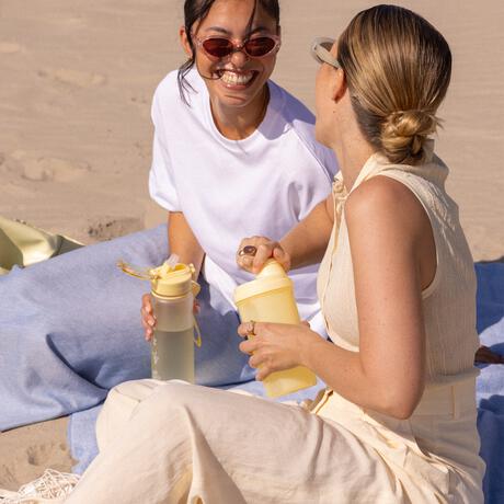 Cabau Lifestyle Bloom Water Bottle Butter Yellow 1 Liter