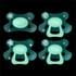 Difrax Fopspeen Natural 12+ Maanden Glow in the dark BPA-vrij