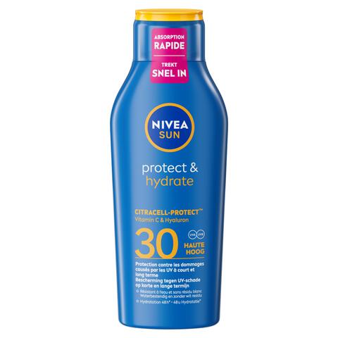 NIVEA SUN Zonnebrand Protect & Hydrate Zonnemelk SPF 30 400 ML