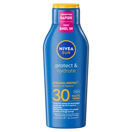 NIVEA SUN Zonnebrand Protect & Hydrate Zonnemelk SPF 30 400 ML
