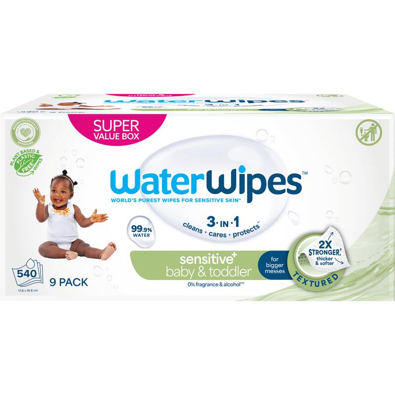 WaterWipes Snoetendoekjes 9x60 stuks
