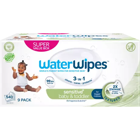WaterWipes Snoetendoekjes 9x60 stuks