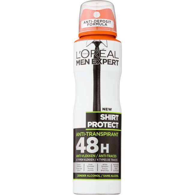 L'Oréal Paris Men Expert Shirt Protect 48H Deodorant Spray 150 ML