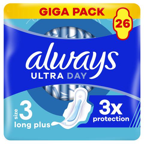 Always Maandverband Ultra Day Long Plus Wings Giga Pack 26 stuks
