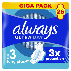 Always Maandverband Ultra Day Long Plus Wings Giga Pack 26 stuks