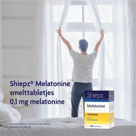 Shiepz Melatonine Original 0,1 MG Tabletten 500 stuks
